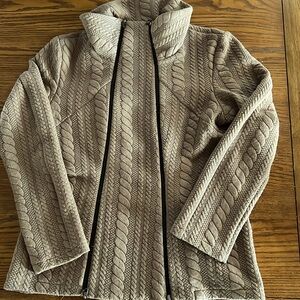 Jacket size medium dark tan